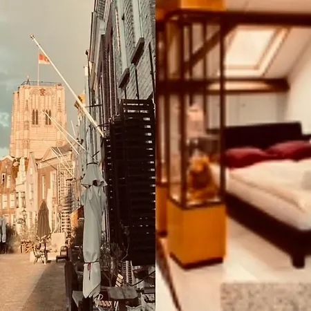 Let Op De Badkamer Moet Met Andere Gasten Gedeeld Worden 아파트 Goedereede